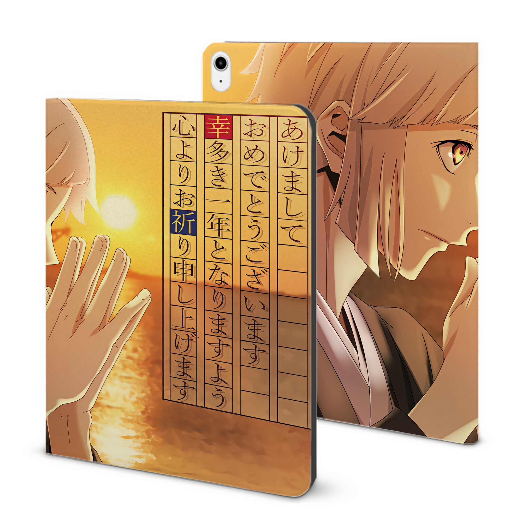 （画像用） 文豪ストレイドッグス Bungo Stray Dogs IPadケース ペンホルダー付き ブックスタイルデザイン
